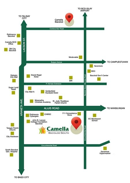 Camella Bacolod South Location